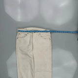 505 Levis Jeans - 30W 30L White Cotton