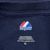 Nationals Majestic Mlb T-Shirt - XL Navy Cotton