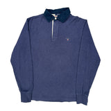 Gant Rugby Shirt - Large Blue Cotton