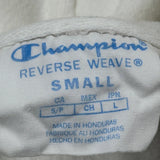 Reverse Weave Champion Hoodie - Small White Cotton