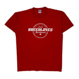 Breedloves Sportswear Russell Athletic Single Stitch T-Shirt - Large Red Cotton