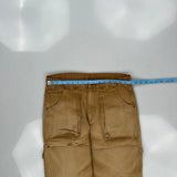 Dickies Carpenter Trousers - 32W 30L Brown Cotton