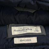 Abercrombie & Fitch Gilet - Large Navy Down