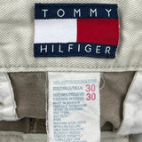 Tommy Hilfiger Cargo Trousers - 29W 30L Khaki Cotton