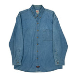 Dickies Denim Shirt - XL Blue Cotton