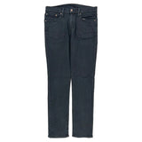 Levis Slim Fit Jeans - 33W 30L Gray Cotton