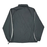 Reebok Windbreaker - XL Gray Polyester