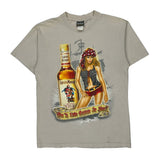 Got A Little Captain In You? Captain Morgan Graphic T-Shirt - Large Beige Cotton