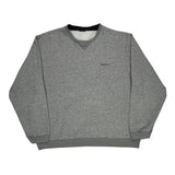 Nautica Sweatshirt - Large Gray Cotton Blend
