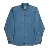 Dickies Denim Shirt - 2XL Blue Cotton