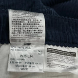 Levis Cord Pants - 26″ Waist Blue Cotton