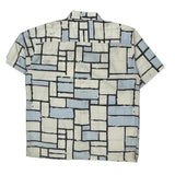 Sean John Short Sleeve Shirt - Large Multicoloured Polyester Blend