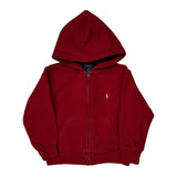 Age 3 Polo By Ralph Lauren Hoodie - XS Red Cotton