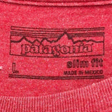 Patagonia Slim Fit T-Shirt - Large Red Cotton