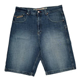 Brooklyn Xpress Denim Shorts - 34W 10L Blue Cotton