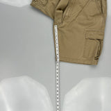 Wrangler Cargo Shorts - 32W 10L Beige Cotton