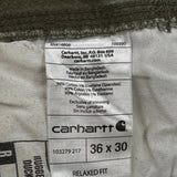 Carhartt Carpenter Trousers - 34W 30L Brown Cotton