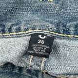 Made In USa True Religion Jeans - 36W 34L Light Wash Cotton