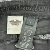 Harley Davidson Skinny Jeans - 26W US 2 Black Cotton Blend
