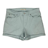 Levis Denim Shorts - 29W UK 8 Blue Cotton