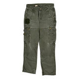 Carhartt Cargo Trousers - 31W 29L Green Cotton