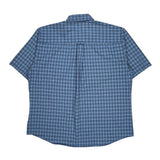 Pendleton Checked Short Sleeve Shirt - XL Blue Cotton