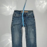Rock & Roll Hall Of Fame Boot Cut Jeans - 28W 32L Blue Cotton