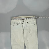 Made In Usa True Religion Jeans - 27W UK 6 White Cotton Blend