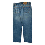 Orange Tab Levis 505 Jeans - 35W 30L Blue Denim