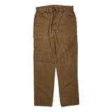 Dickies Carpenter Trousers - 32W 31L Brown Cotton