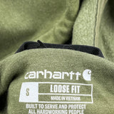 Carhartt Hoodie - Small Green Cotton