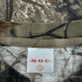 Mossy Oak Camo T-Shirt - Large Camo Cotton