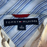 Tommy Hilfiger Floral Hawaiian Shirt - Medium Brown Cotton