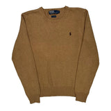 Polo By Ralph Lauren Sweater - Small Beige Cotton