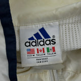 Adidas Striped Windbreaker - Medium Navy Polyester