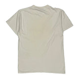 Desert Scene With Coyote Tultex Graphic T-Shirt - Medium Cream Cotton