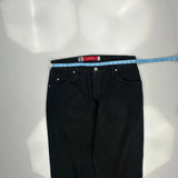 Silver Tabs Levis Loose Jeans - 38W 30L Black Cotton