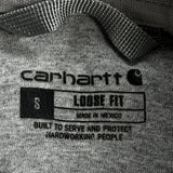 Carhartt Hoodie - Small Gray Cotton Blend