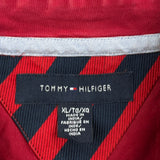 Tommy Hilfiger Short Sleeve Shirt - XL Red Cotton