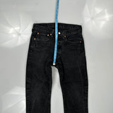 Levis Jeans - 31W 30L Black Cotton