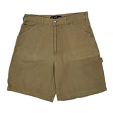 Authentic Collection Carpenter Shorts - 33W 8L Khaki Cotton