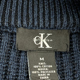 Calvin Klein Zip Up - Medium Blue Cotton