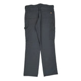 Dickies Carpenter Trousers - 34W 30L Grey Cotton Blend