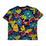 Big Is Beautful Floral T-Shirt - Medium Multicoloured Cotton