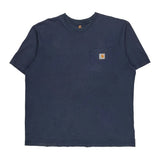Carhartt T-Shirt - XL Blue Cotton