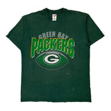 Green Bay Packers Artex Single Stitch T-Shirt - XL Green Cotton