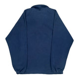 Made In USA Russell Athletic 1/4 Zip - Large Blue Cotton