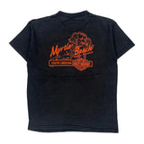 Age 10-12 Myrtle Beach Hanes Graphic T-Shirt - Medium Black Cotton