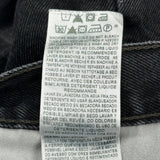 Levis 505 Jeans - 34W 32L Black Cotton