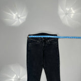 True Religion Skinny Jeans - 28W UK 8 Black Cotton Blend